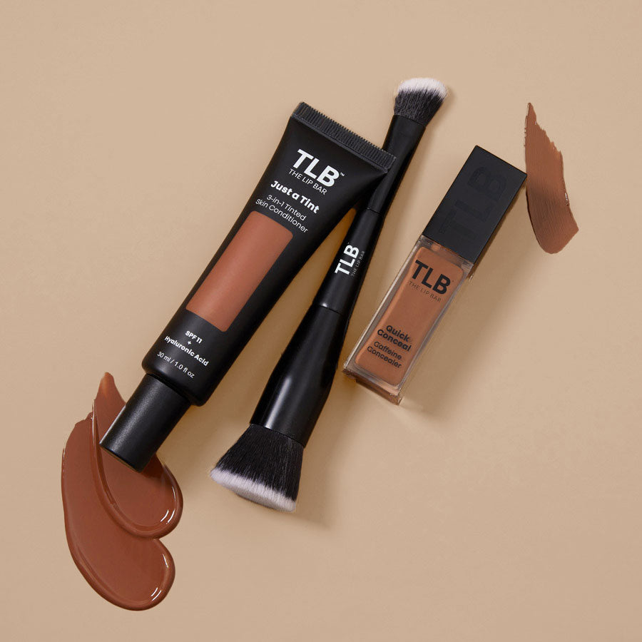 Mahogany Mami  / Mocha Concealer / Complexion Brush