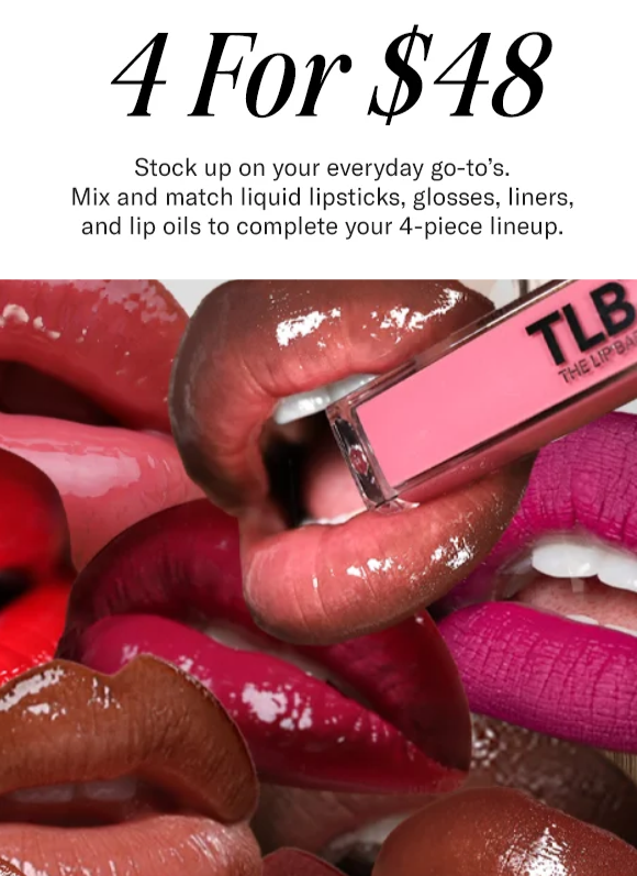 4 for $48 Lippies